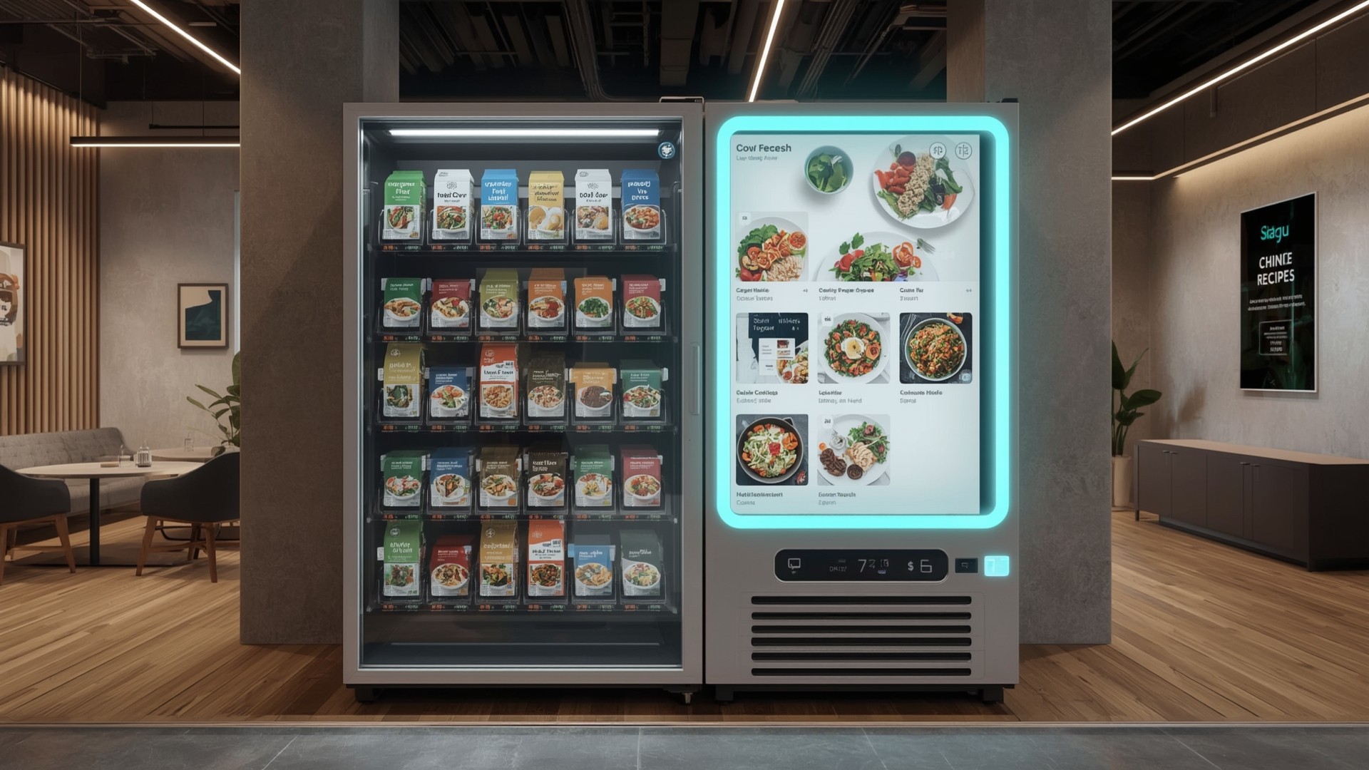 Meals On Demand Dual Zone Vending Machine